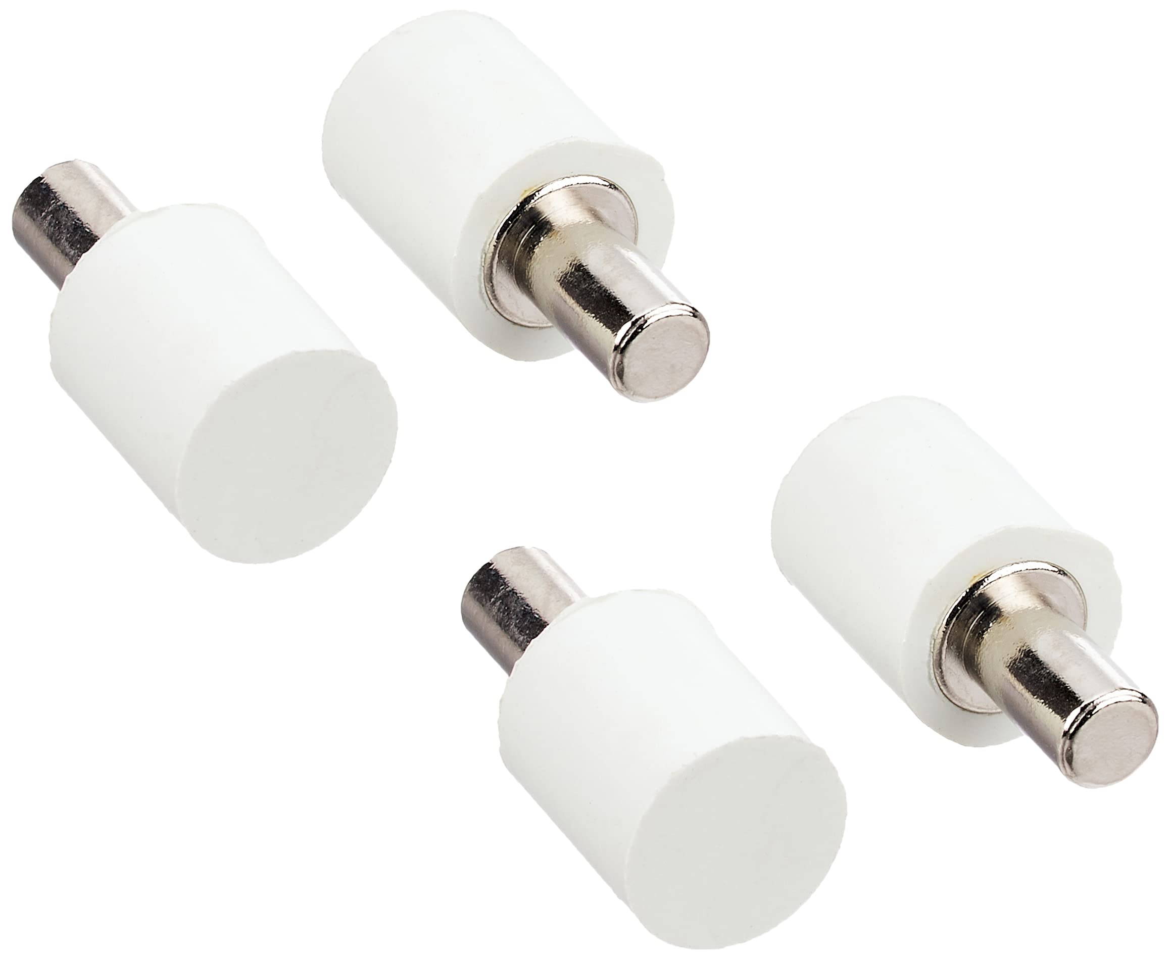 Amazon | ベスト 棚ダボ 差し込みタイプ ゴム付 5×10ミリ 白 4個入リ N